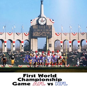1967 NFL Super Bowl I Kansas City Chiefs vs Green Bay Packers 8 X 10 Photo Picture