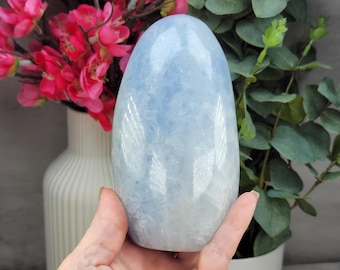Large Blue Calcite Freeform - Calcite Crystal - Healing Stones - Third Eye Chakra