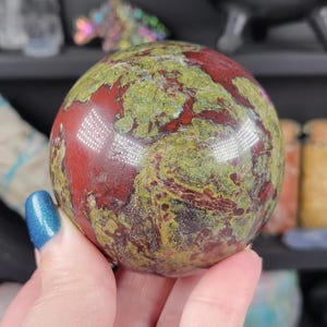 Large Dragon&#39;s Blood Sphere - Crystal Sphere - Healing Crystal
