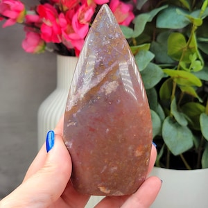Ocean Jasper Flame - Healing Crystal - Crystal Flame