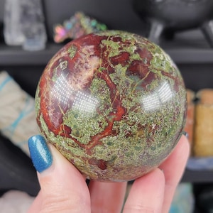 Large Dragon&#39;s Blood Sphere - Crystal Sphere - Healing Crystal