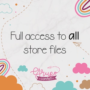 Full access to all store files, Digital Download, Seamless patterns, digital papers of more than 40 themes