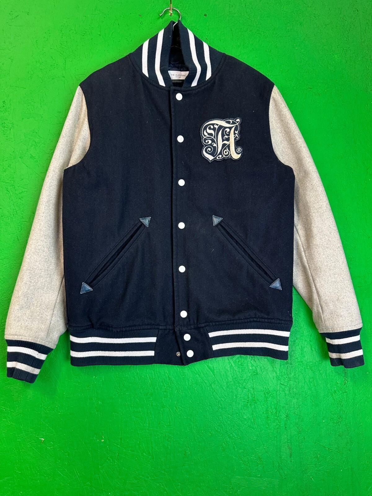 Alife Varsity Jacke Wolle Gr. XL NY