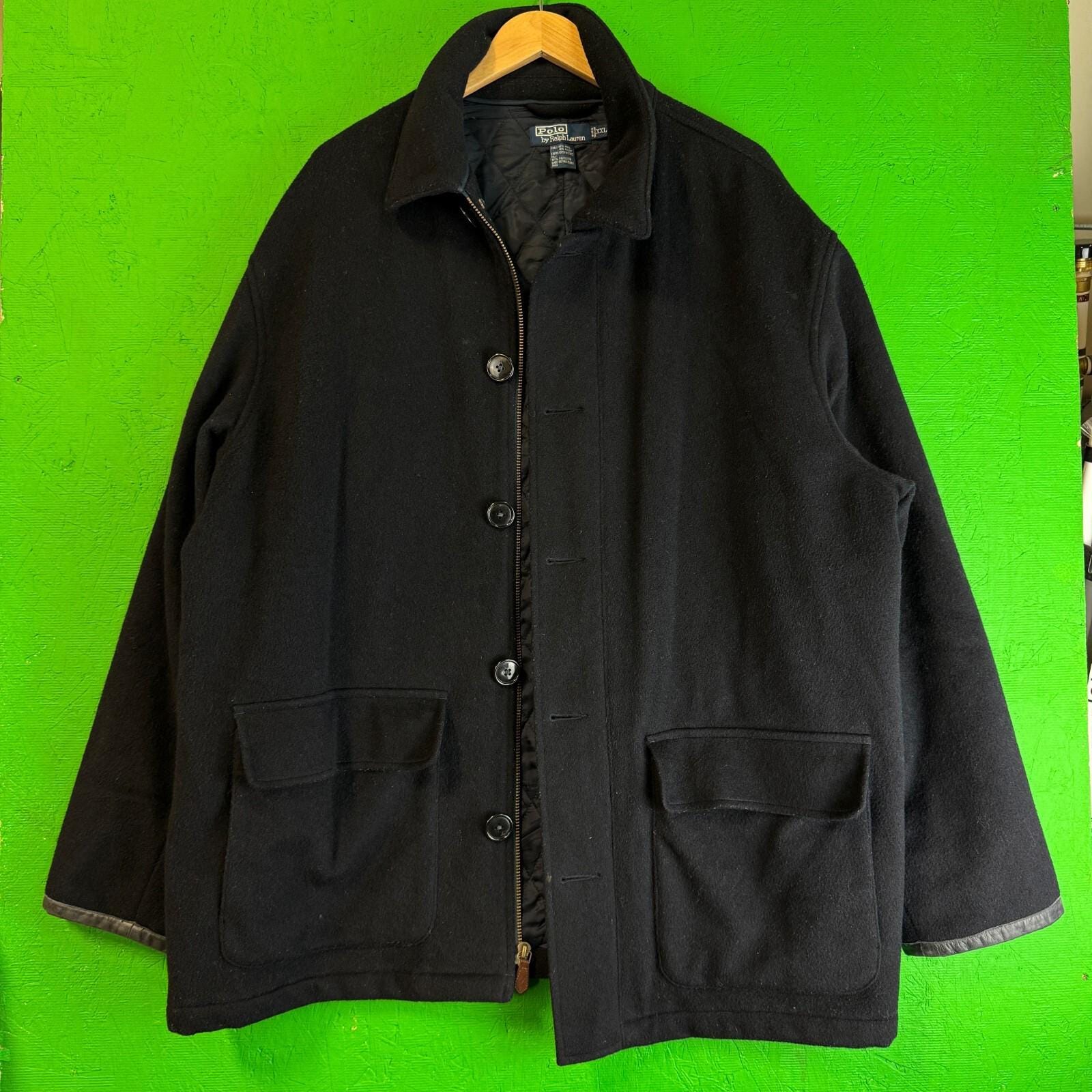 ジャケット・アウター Ralph Lauren Vintage 1990 Wool Duffel 90's Polo by Ralph Lauren Duffle Coat USA製 SIZE M 90年代