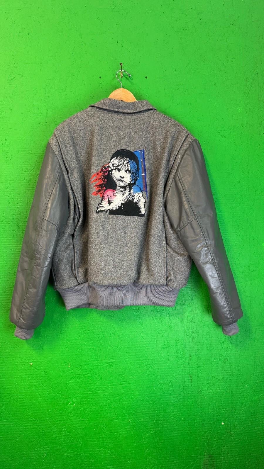 Les Miserables Jacket Size large Gray Vintage 1986
