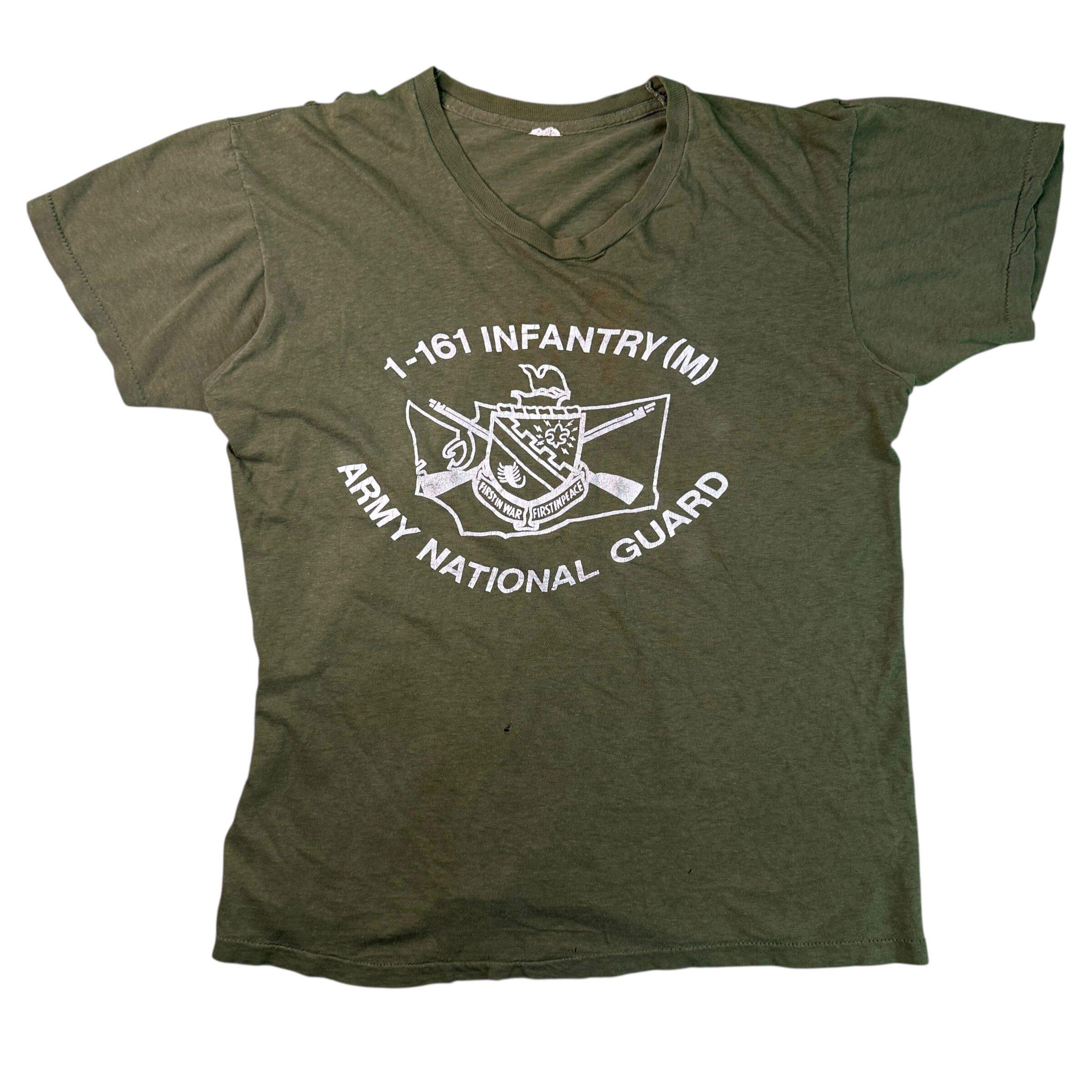 Vintage Army 70s National Guard T-shirt Infantry - Etsy