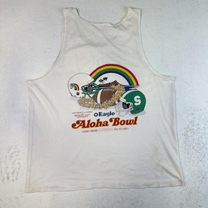 Vintage University of Hawaii Shirt Mens XL NCAA Football Aloha Bowl 1989 90s