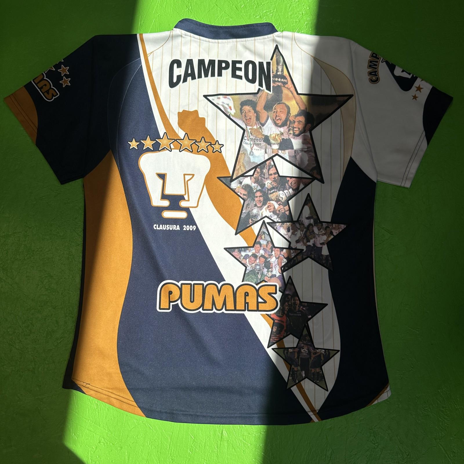 Camiseta Pumas Uniforme Pumas 2009 Pumas UNAM Puma Jersey 100