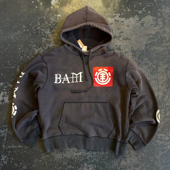 Vintage Navy Bam Element Hoodie Size S M Etsy UK