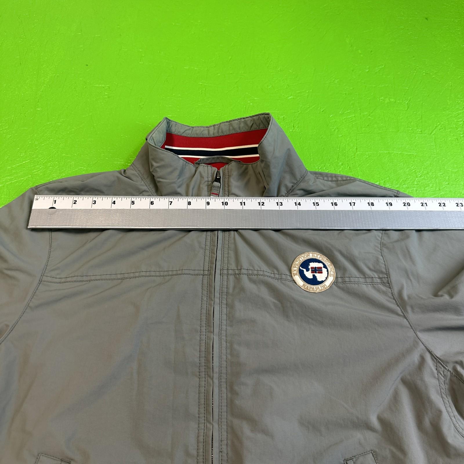 Napapijri Jacket Mens Medium Gray Expedition Experience