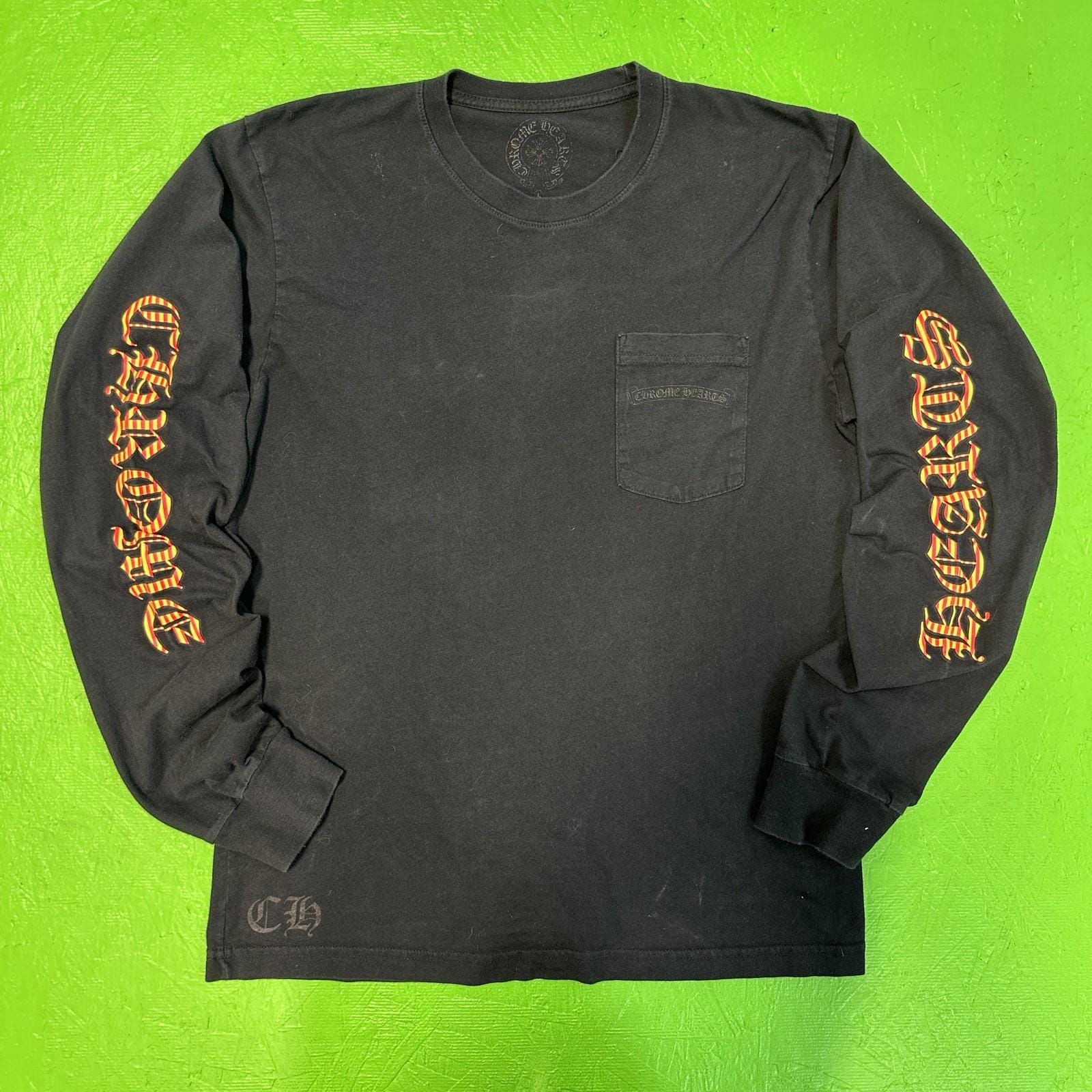 【SCENERITY】Chrome long sleeves Chrome Heart Longsleeve - Etsy
