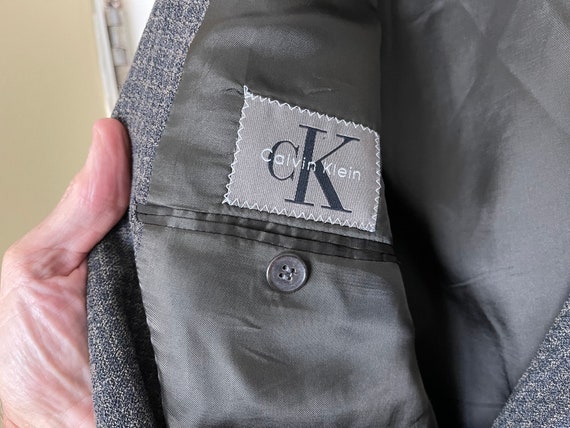 Vintage Mens Calvin Klein Wool Sport Jacket - 42R - image 8