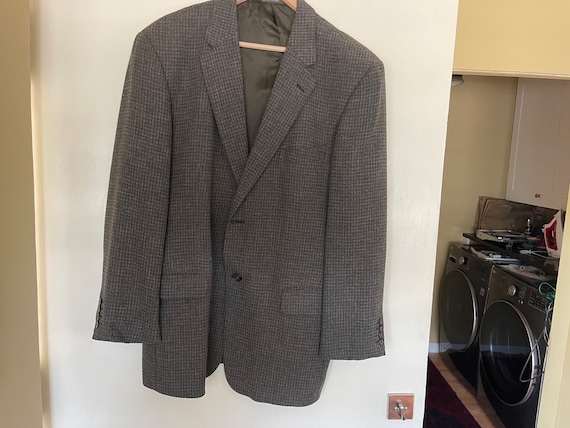 Vintage Mens Calvin Klein Wool Sport Jacket - 42R - image 4