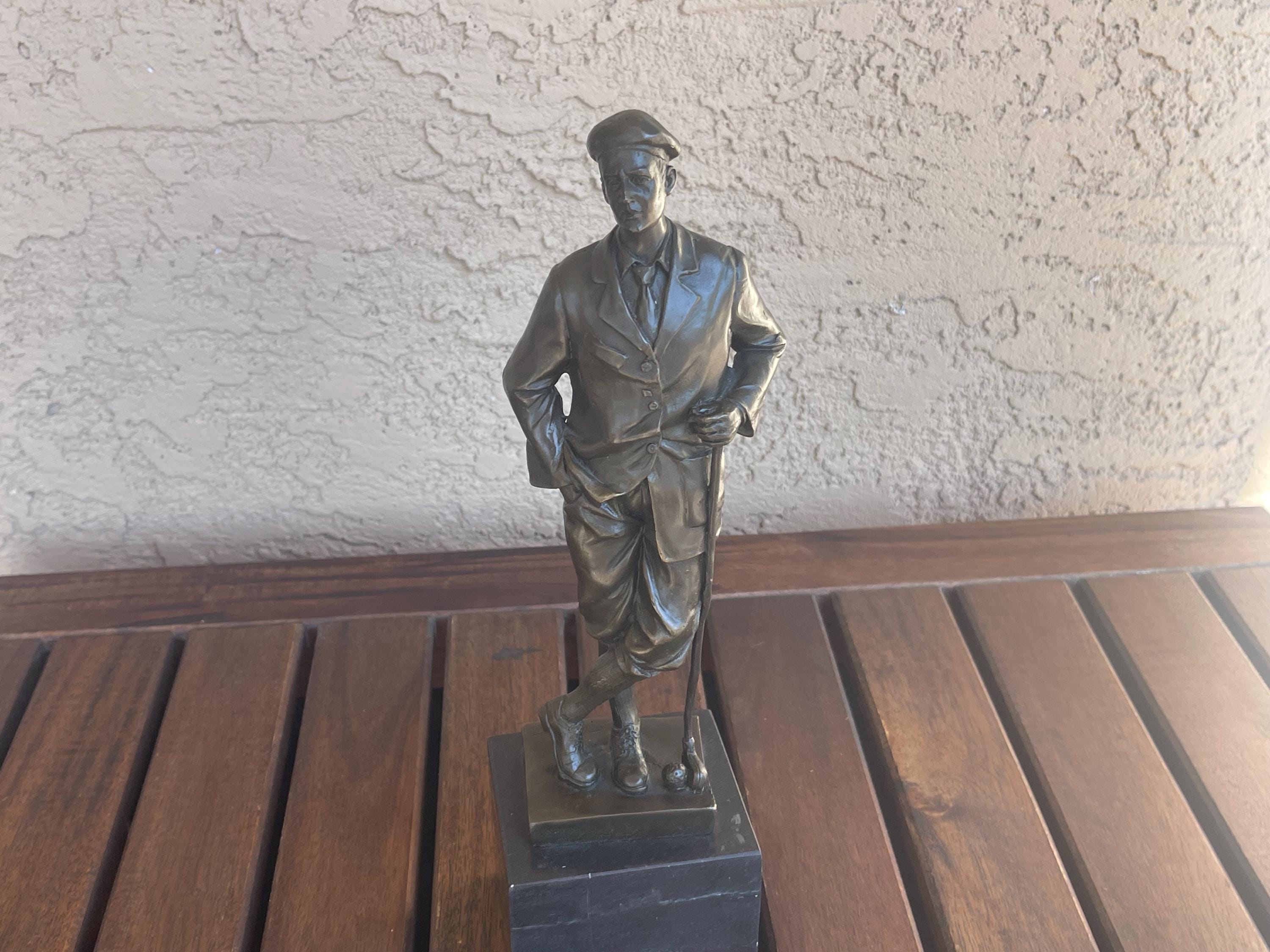 Vintage Golf Statue - Etsy