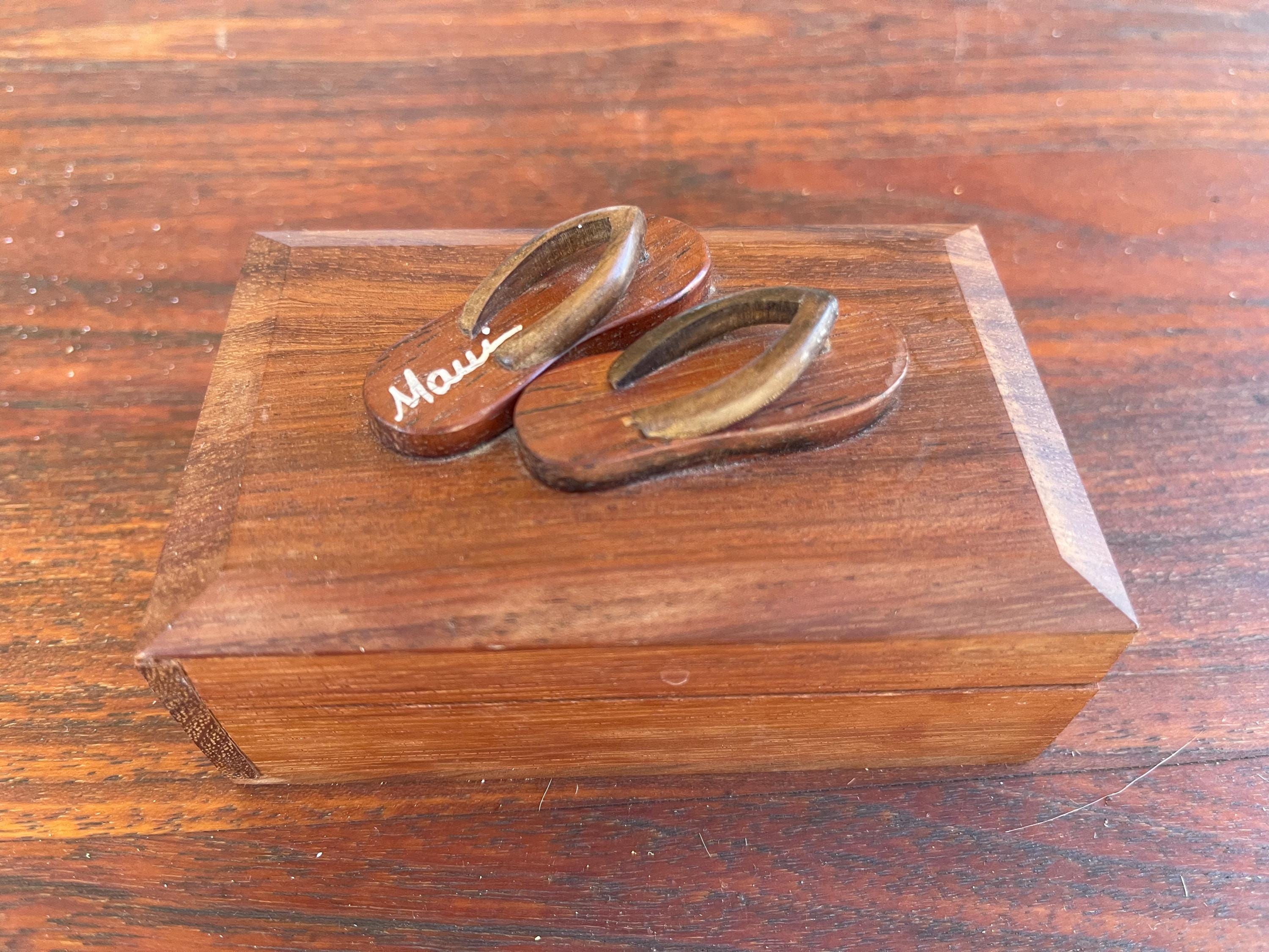 Maui Koa/ebony Wood Treasure Jewelry Box Made in Hawaii by Hand - Etsy