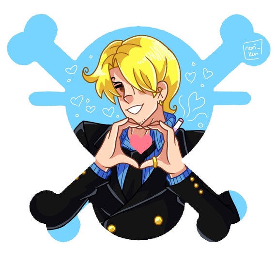 Sanji Logo Stickers for Sale