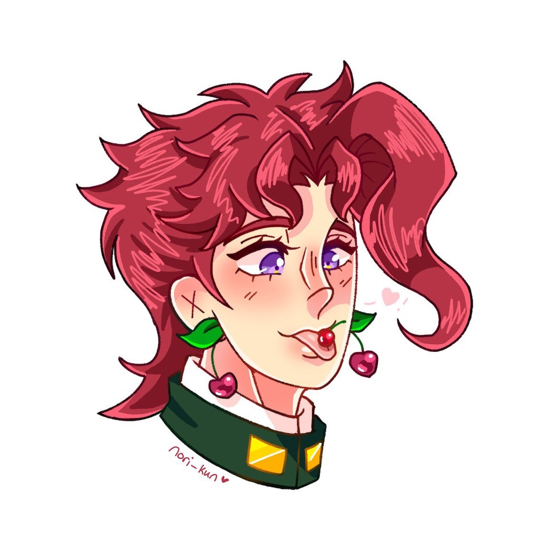 Kakyoin Cherry Sticker Etsy