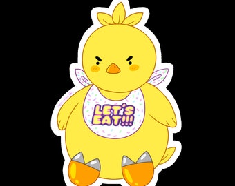 Chonky chica sticker