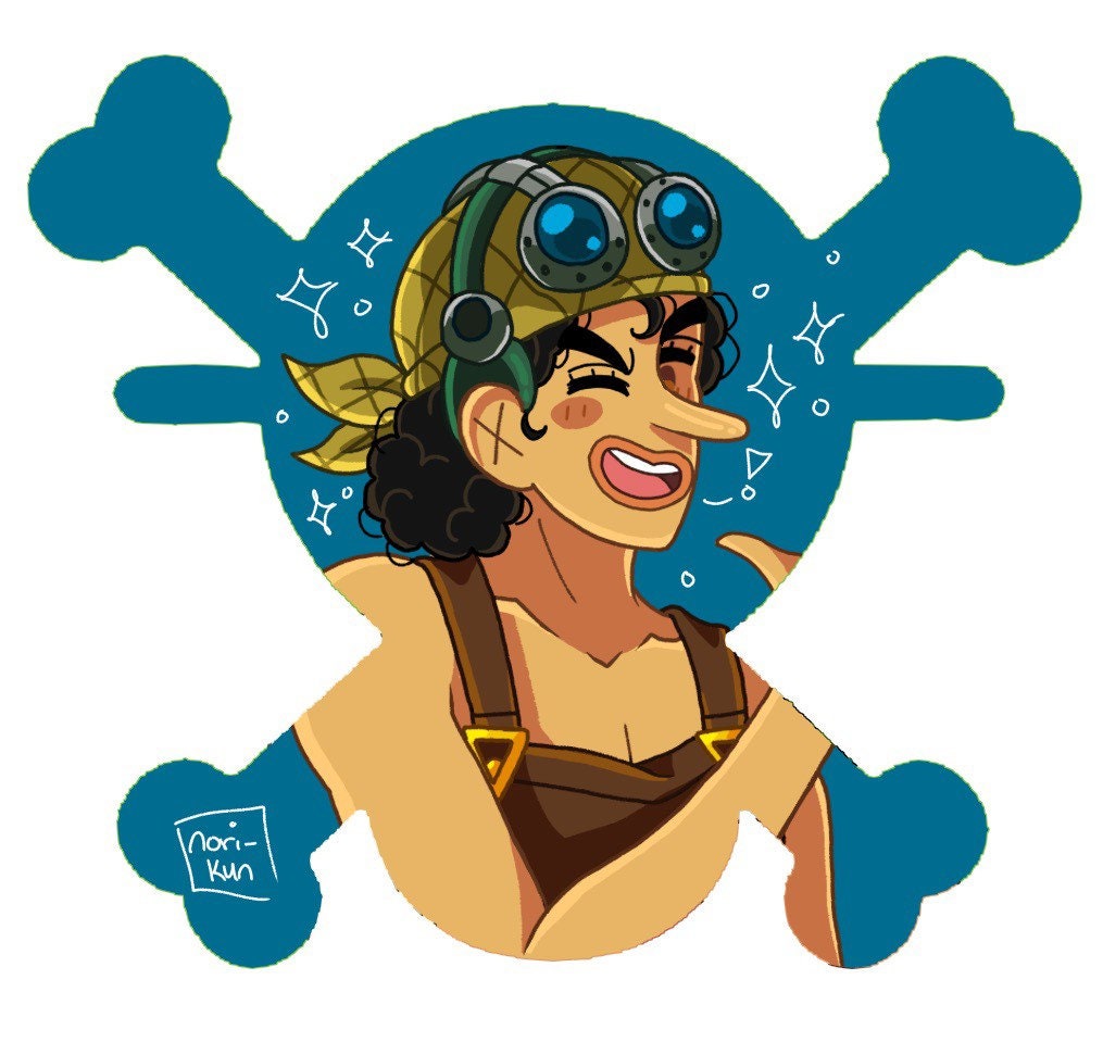 Usopp - One Piece Sticker by AoFabika