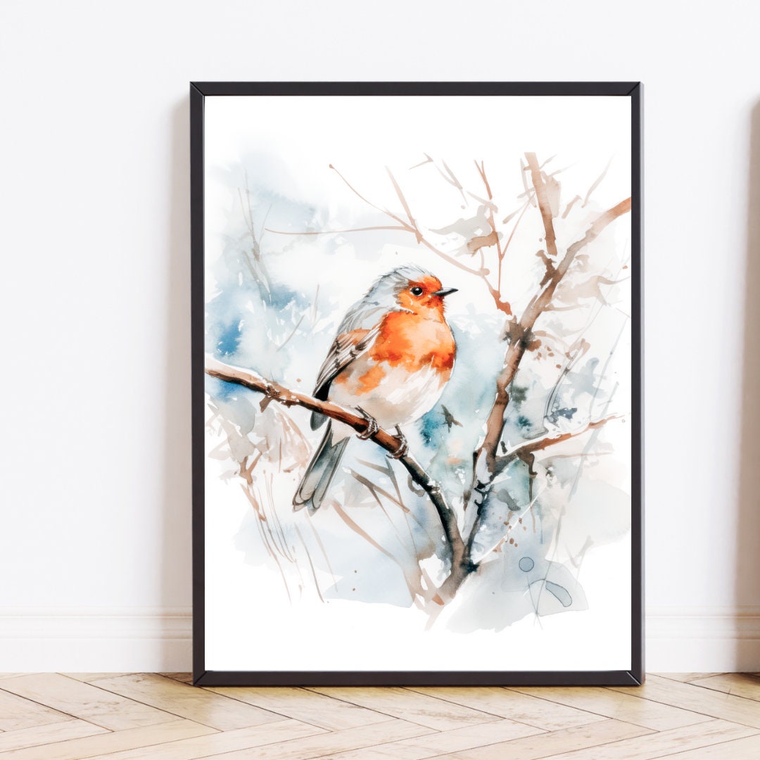Winter Print Winter Printable Wall Art Farmhouse Decor - Etsy