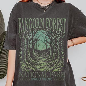 Fangorn Forest Shirt, Bookish Comfort Colors® T-Shirt, National Parks Tshirt, Aesthetic Reader Gift, Book Nerd Gift, Movie Parody T Shirt