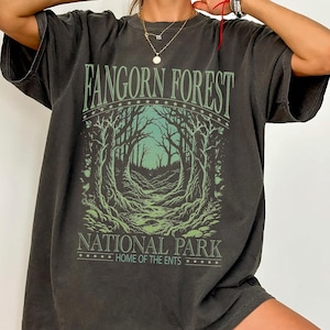 Fangorn Forest National Park Comfort Colors UNISEX Shirt Forest Shirt Middle Earth Inspired shirt Gift for him or her Book Nerd shirt gift
