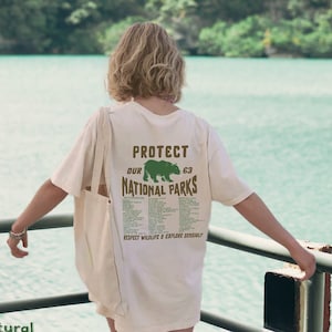 National Parks Tee Respect Wild Life Shirt Explore Sensibly Granola girl Tee Aesthetic clothing Trendy T shirt
