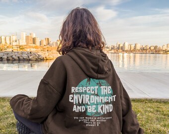 Environmental hoodie Create a kinder planet hoodie Trendy Hoodie, Tumblr Hoodie, Aesthetic Hoodie, Perfect gift, Aesthetic Clothes  Y2k