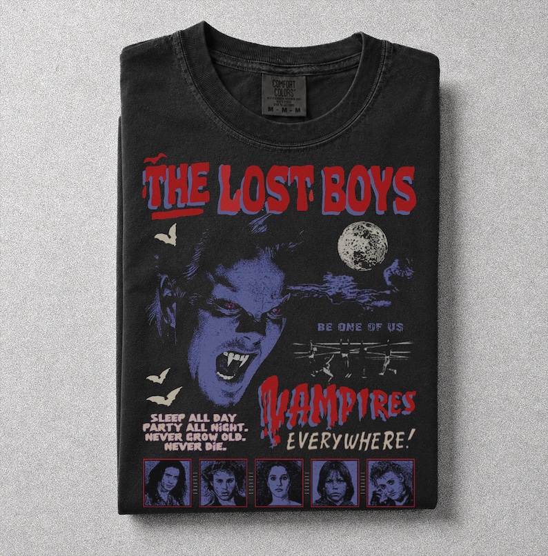Camiseta Comfort Colors Vintage de Los Niños Perdidos / Camiseta de película | Regalo para mujer y hombre | Camiseta unisex imagen 2