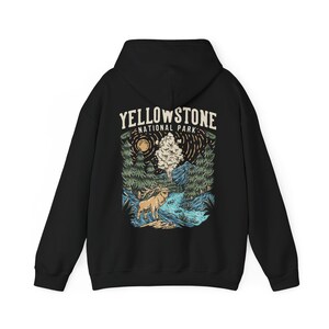 Vintage Yellowstone Sweatshirt | Retro US National Park Sweater, Trendy Rustic Granola Girl, Oversized Top, Gorpcore Boho Forestcore Clothes image 7
