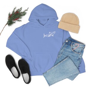 Respect The Locals Hoodie Surfing Hoodie Save The Shark Unisex Pullover main image 1