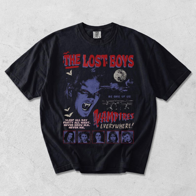 Camiseta Comfort Colors Vintage de Los Niños Perdidos / Camiseta de película | Regalo para mujer y hombre | Camiseta unisex imagen 3