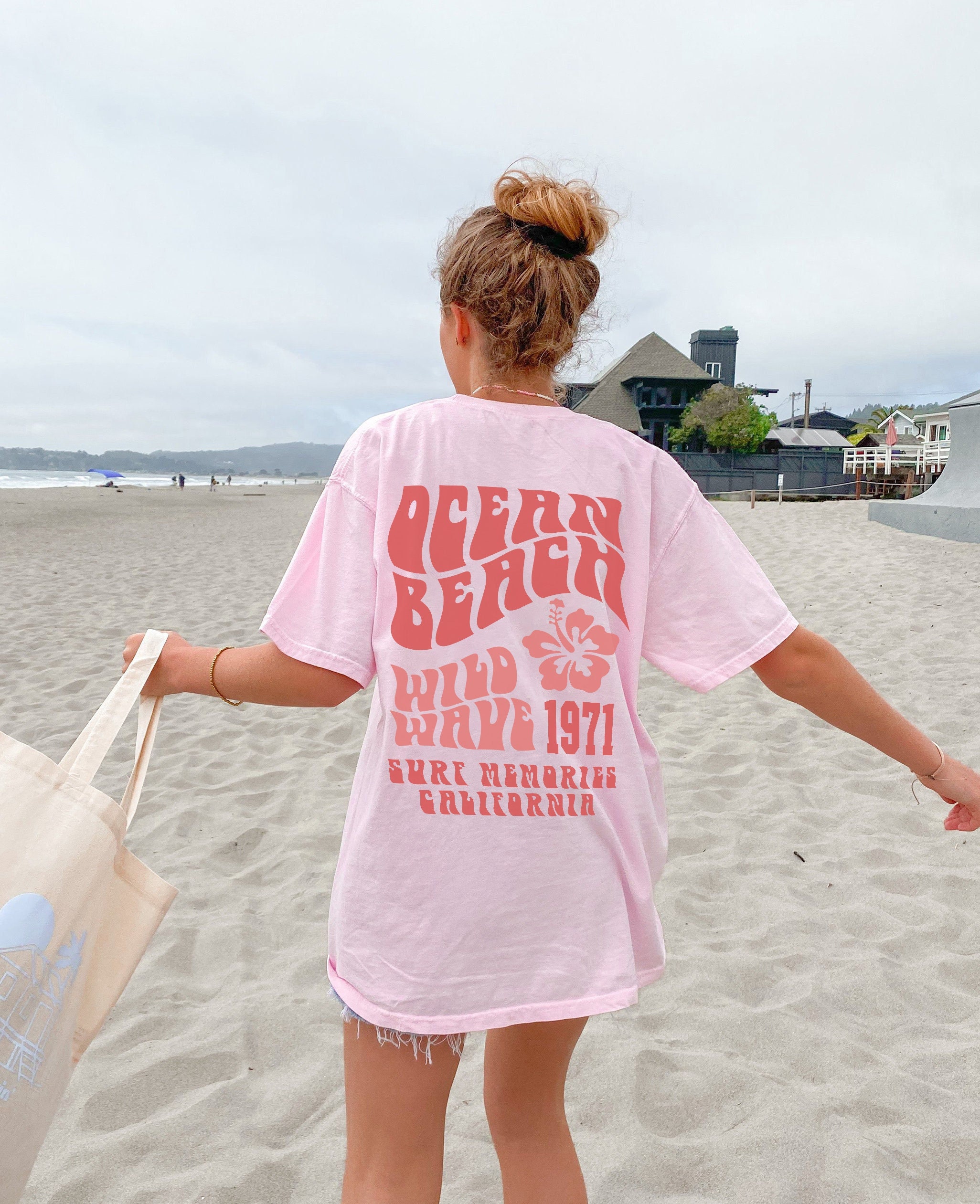 Glat Rang Dykker Ocean Beach Shirt Aesthetic Tee Trendy Shirts California - Etsy Finland