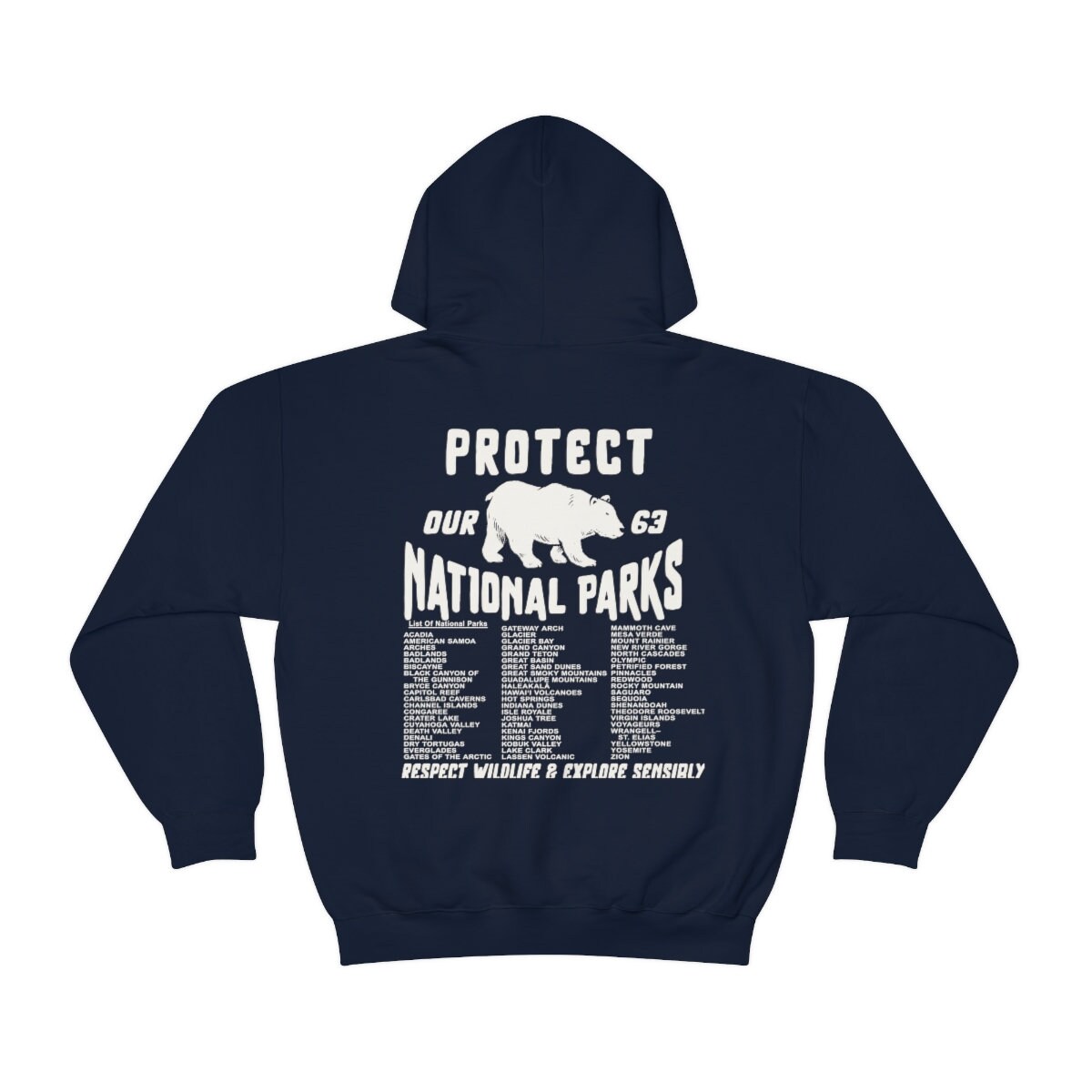 National Park Hoodie Granola Aesthetic Clothing Environmental Etsy
