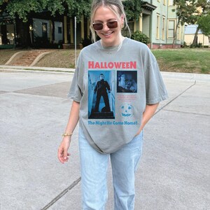 1978 Halloween Movie Comfort Colors T-Shirt | Vintage Horror Movie T-shirt | Halloween Shirt | Unisex Horror Fan Apparel image 2