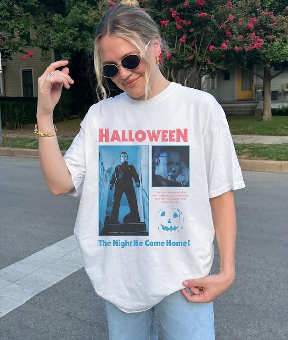 1978 Halloween Movie Comfort Colors T-Shirt | Vintage Horror Movie T-shirt | John Carpenters Halloween Shirt | Unisex Horror Fan Apparel