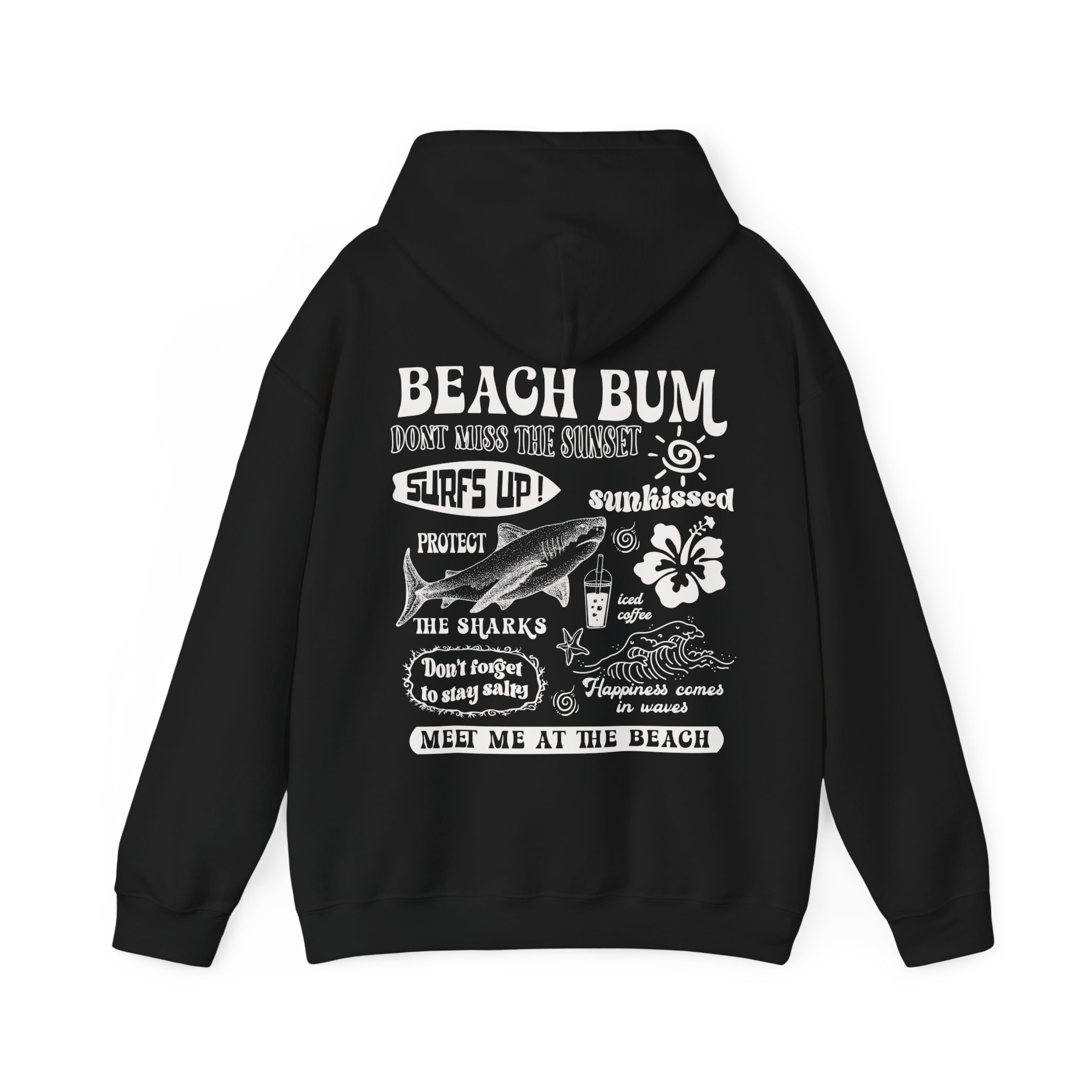 Beach Bum Hoodie Y2k Beach Sweatshirt Shark Hoodie Preppy Beach Bum Hoodie Y2k Beach Sweatshirt Shark Hoodie Preppy