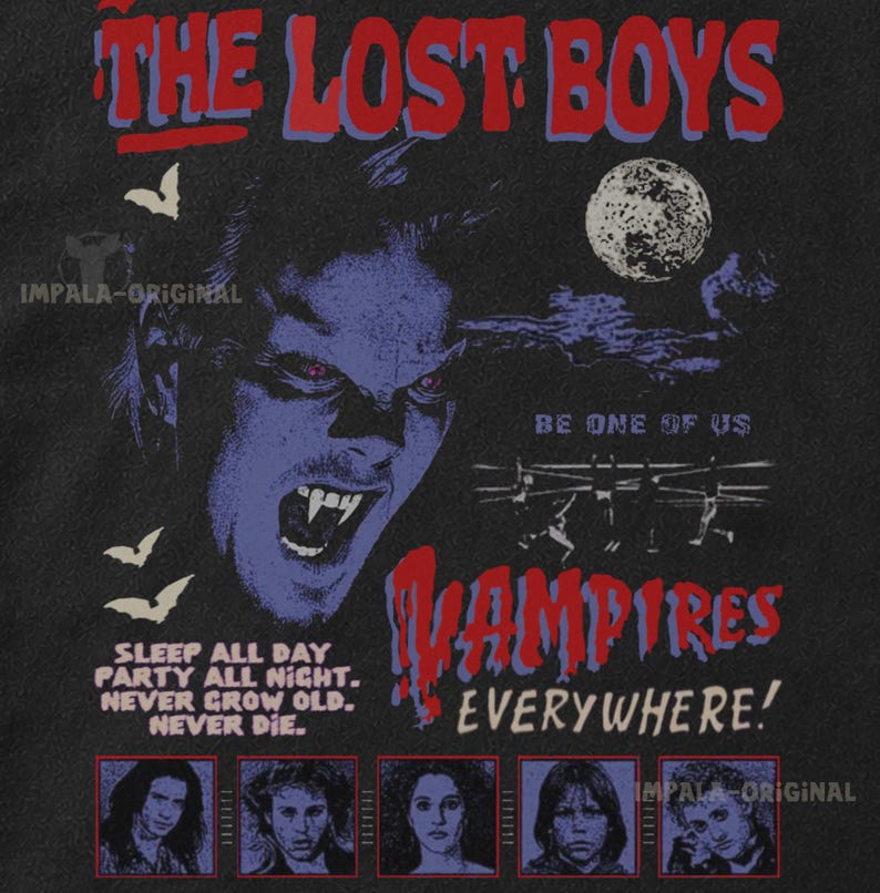 Camiseta Comfort Colors Vintage de Los Niños Perdidos / Camiseta de película | Regalo para mujer y hombre | Camiseta unisex imagen 4