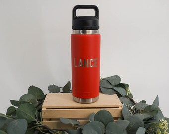 PERSONALIZED Authentic Yeti 26 oz Bottle - LASER ENGRAVED - ImpressMeGifts