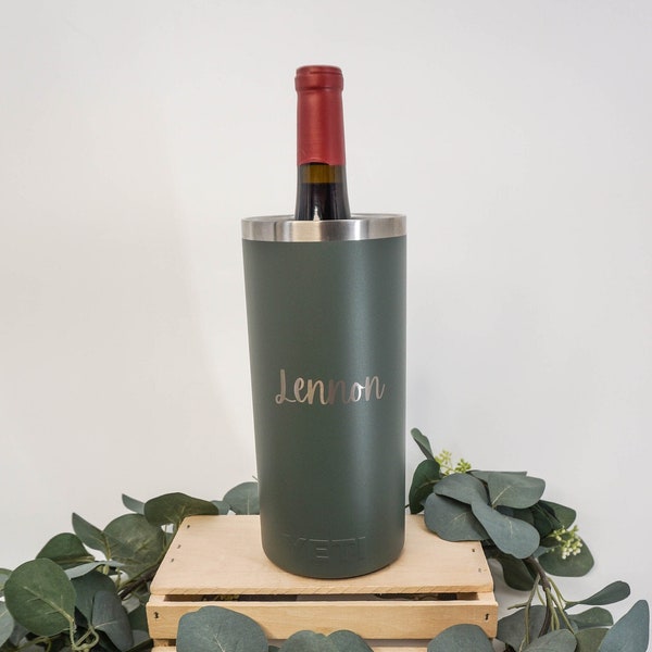 Custom Laser Engraved YETI Rambler Wine Chiller