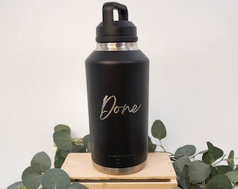 Custom Laser Engraved YETI 64oz Water Bottle with Chug Cap