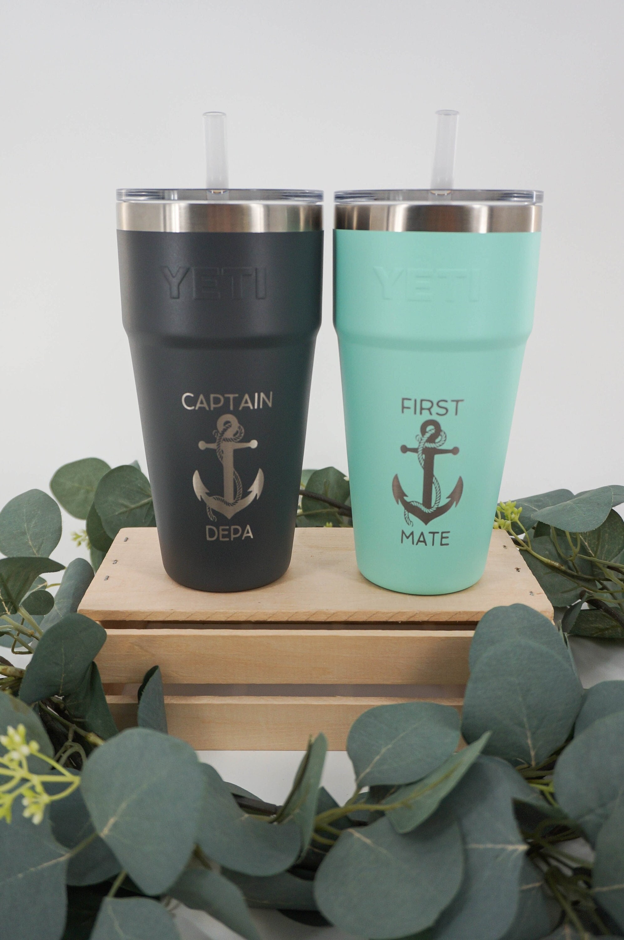 Rambler 26 oz Stackable Cup - Design: Custom - Everything Etched