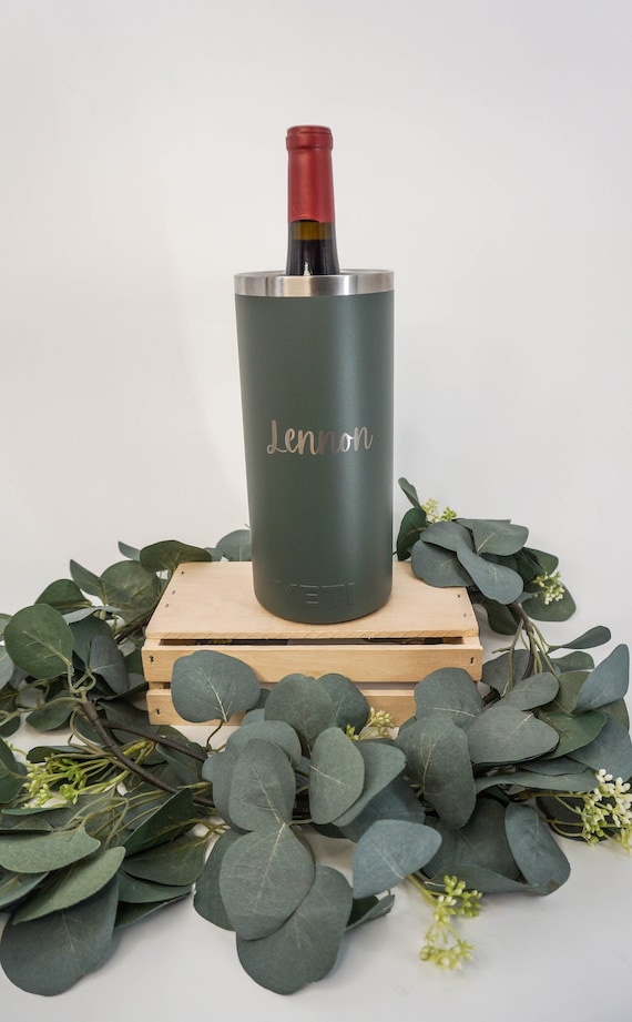 Custom Laser Engraved YETI Rambler Wine Chiller Etsy