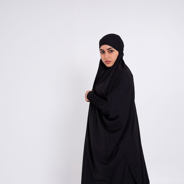 Jilbab 2 pieces - ColourfulModestWear Jilbab - Black