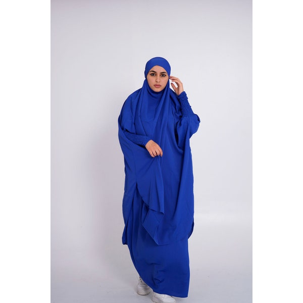 Jilbab 2 pieces - ColourfulModestWear Jilbab - Royal Blue