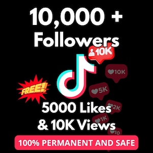 TikTok 10,000+ Followers | 100% Safe & Permanent | Fast Delivery | Boost Your TikTok Profile | Growth Strategy