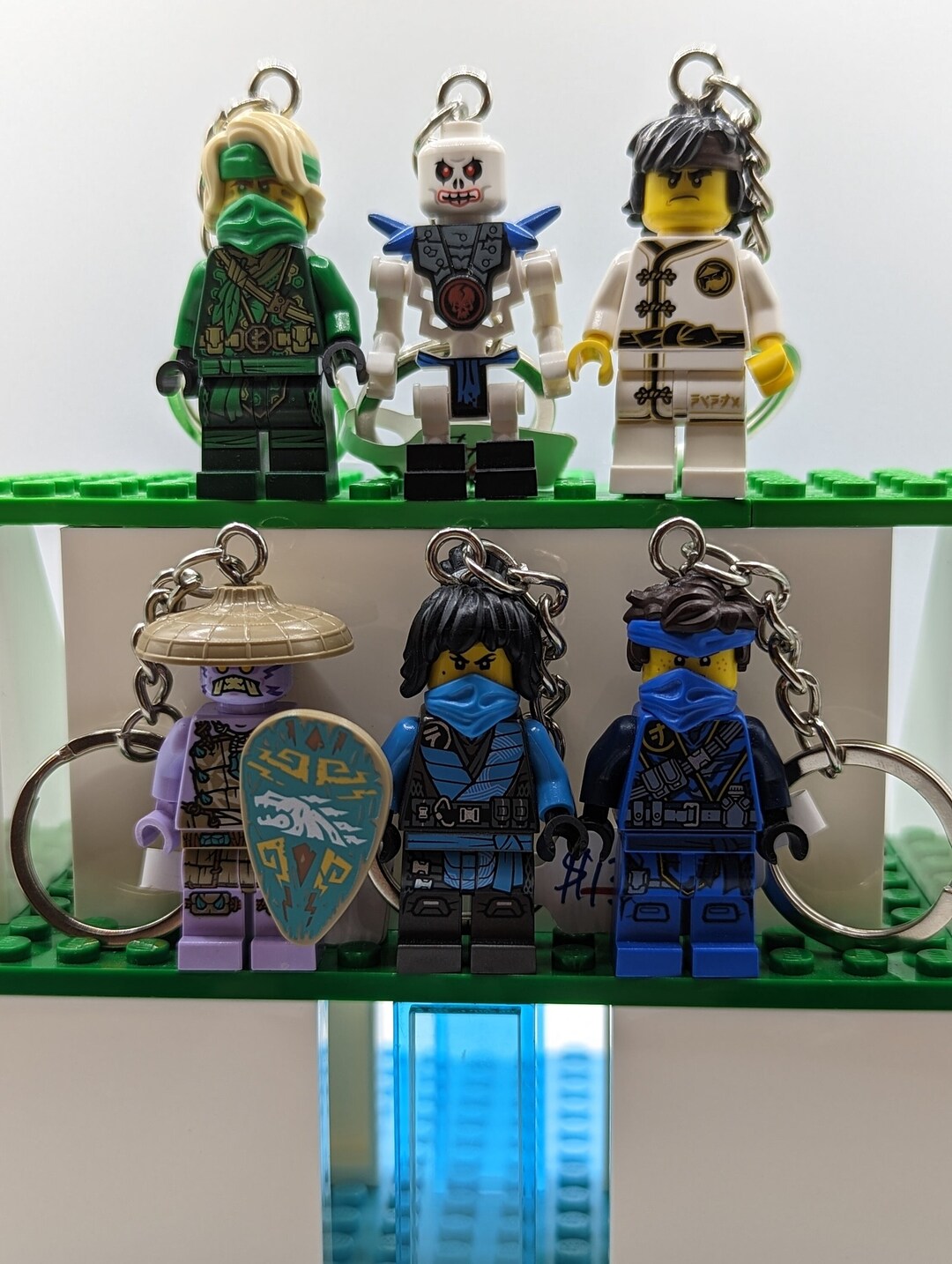 Lego Ninjago Keychain Lego Cole Keychain Lego Storm Gaurd Etsy
