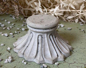 Decorative Candle Pedestal | Handmade Concrete Display