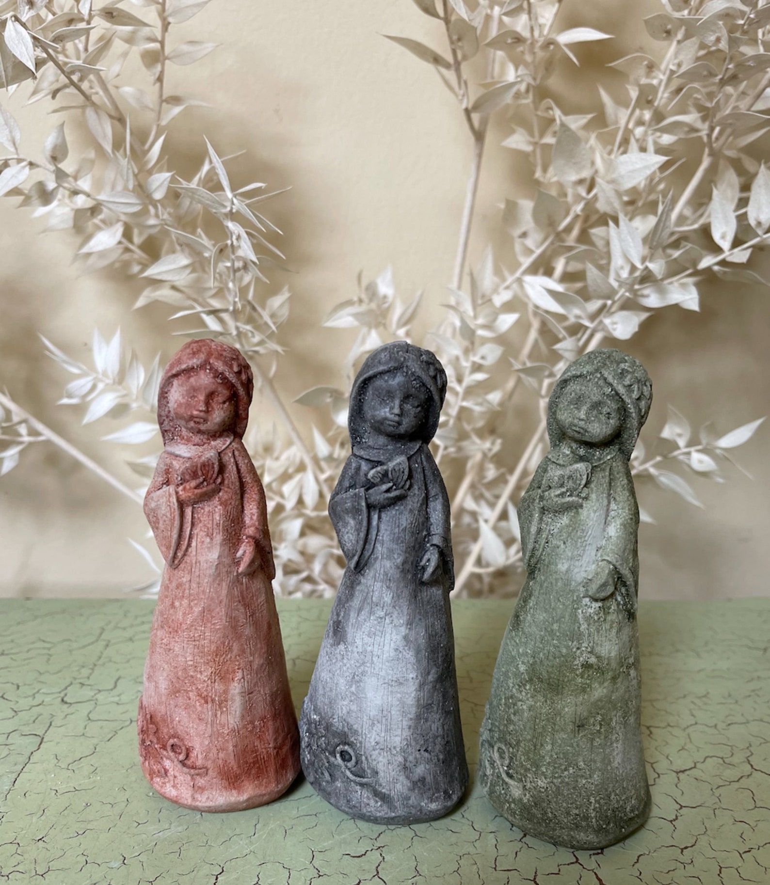 Girl Garden Statue Maiden Statue Girl Garden Statue Etsy