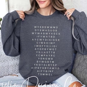 Smallest Man Bridge and Outro Sweatshirt | SMWEL Crewneck Sweater | Tortured Era Sweatshirt | Lyrics Oversized Shirt | Gift